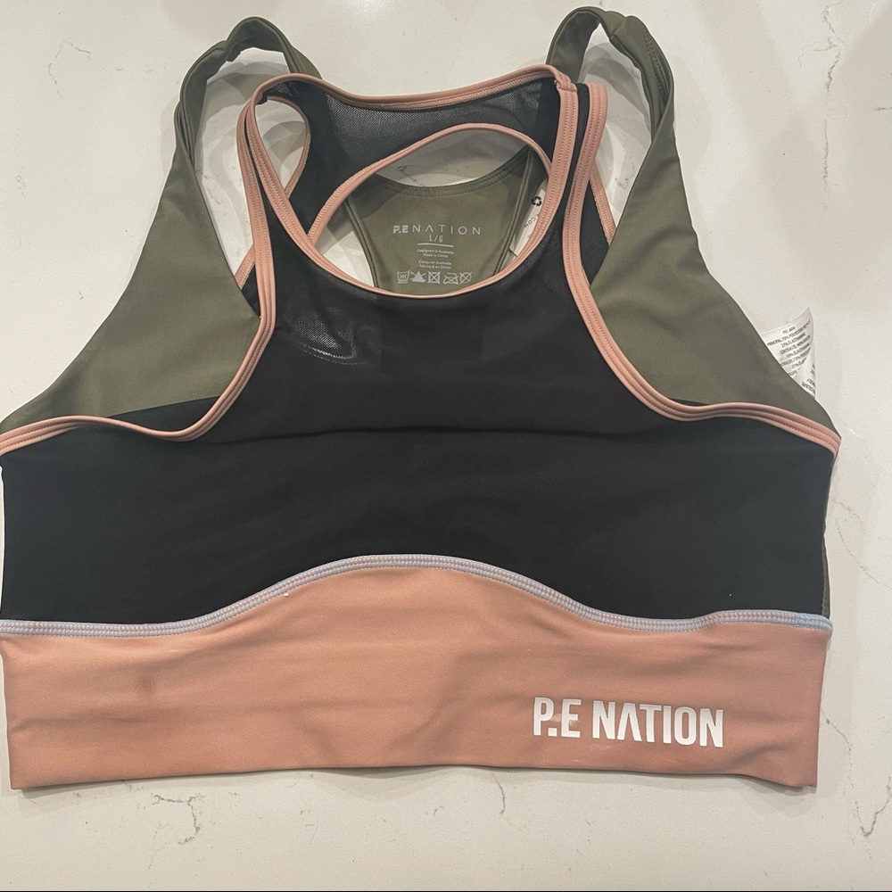 Never been worn PE Nation sports bra!